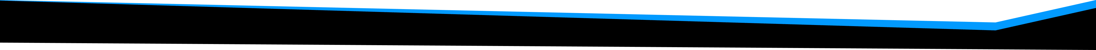 Blue zigzag line on black background