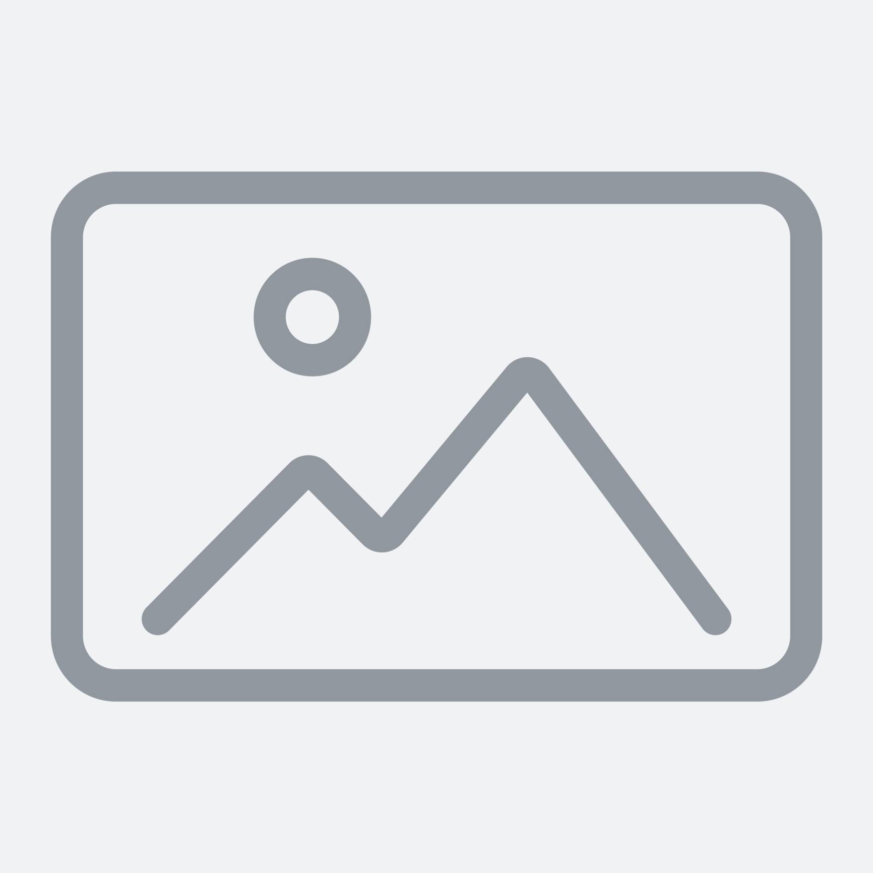 Placeholder image with mountain and sun